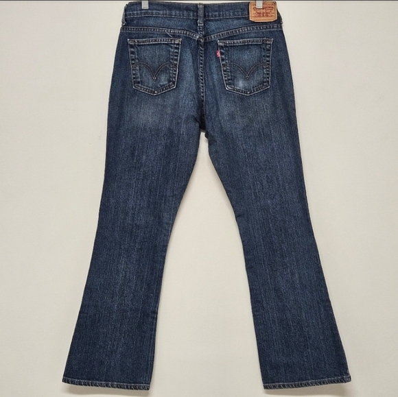25 LEVI'S 515 RELAXED BOOT CUT JEANS SIZE 10 SLIM - Picture 2 of 10